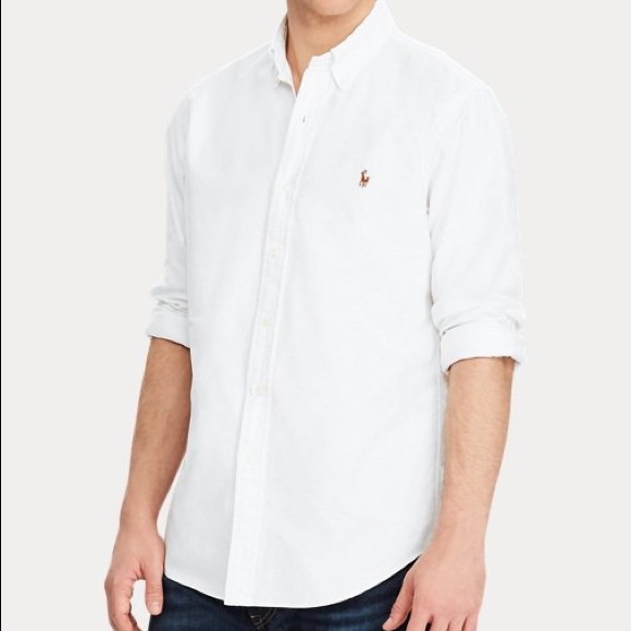 Ralph Lauren Oxford White Button-up shirt sz small - Picture 1 of 6